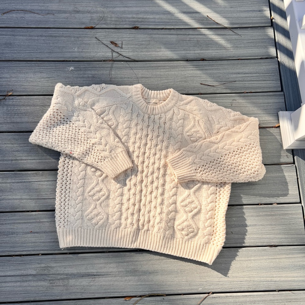 Loulou studio Secas sweater. 90%wool, 10% cashmere